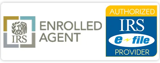 irs enrolled agent and e-file provider logo